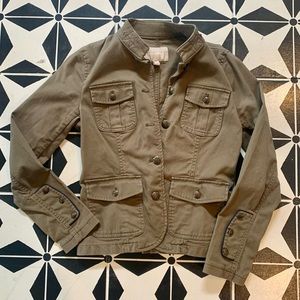 Banana Republic Military Green Blazer/Jacket size 4